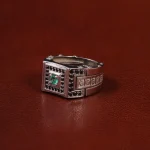 انگشتر زمرد مردانه کد 30671