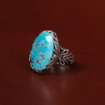 انگشتر فیروزه شجری مردانه کد 30677