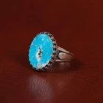 انگشتر فیروزه شجری مردانه کد 30716