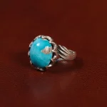 انگشتر فیروزه شجری مردانه کد 30717