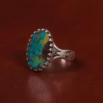 انگشتر فیروزه شجری مردانه کد 30725