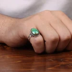 انگشتر فیروزه شجری مردانه کد 30647