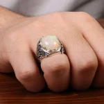 انگشتر اوپال مردانه کد 30765