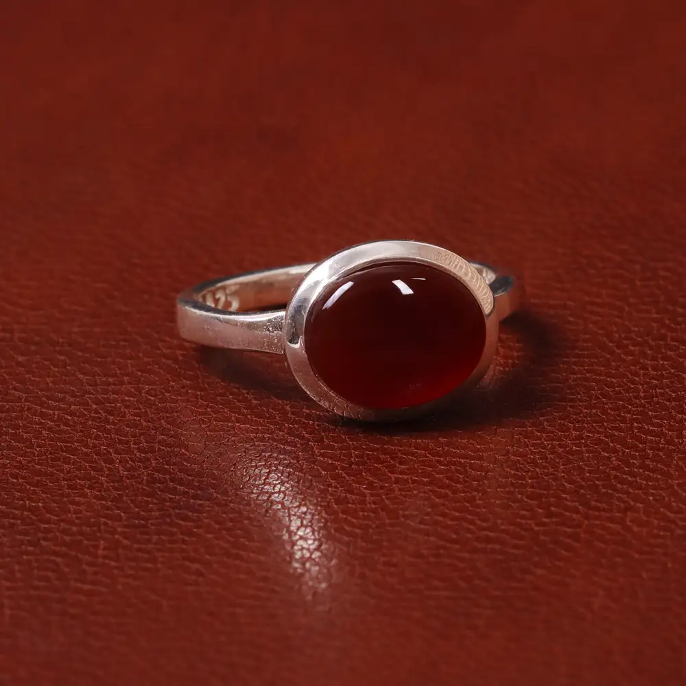 انگشتر عقیق مردانه کد 31034