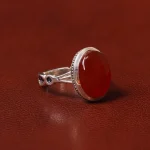 انگشتر عقیق مردانه کد 31041