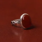 انگشتر عقیق مردانه کد 31043