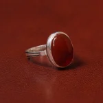 انگشتر عقیق مردانه کد 31049