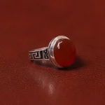 انگشتر عقیق مردانه کد 31058