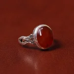 انگشتر عقیق مردانه کد 31062