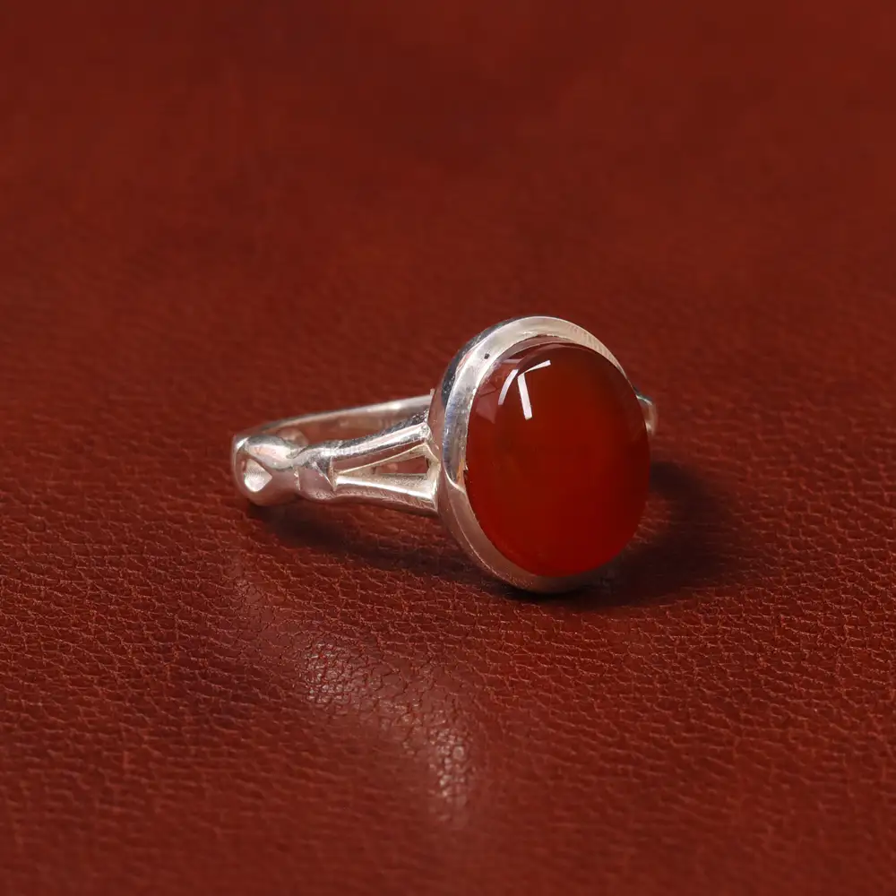 انگشتر عقیق مردانه کد 31067