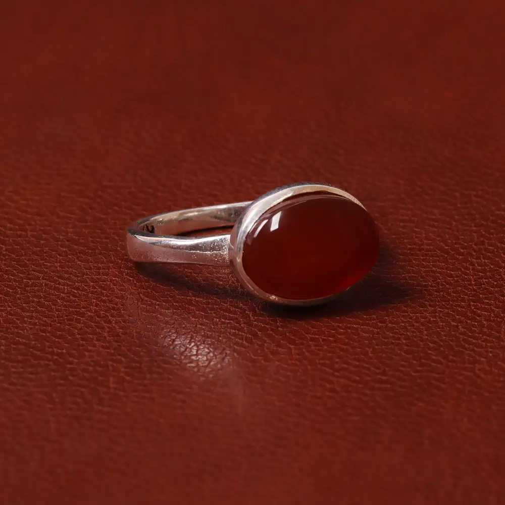 انگشتر عقیق مردانه کد 31068