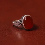 انگشتر عقیق مردانه کد 31070