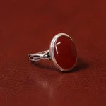 انگشتر عقیق مردانه کد 31082