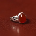 انگشتر عقیق مردانه کد 31088