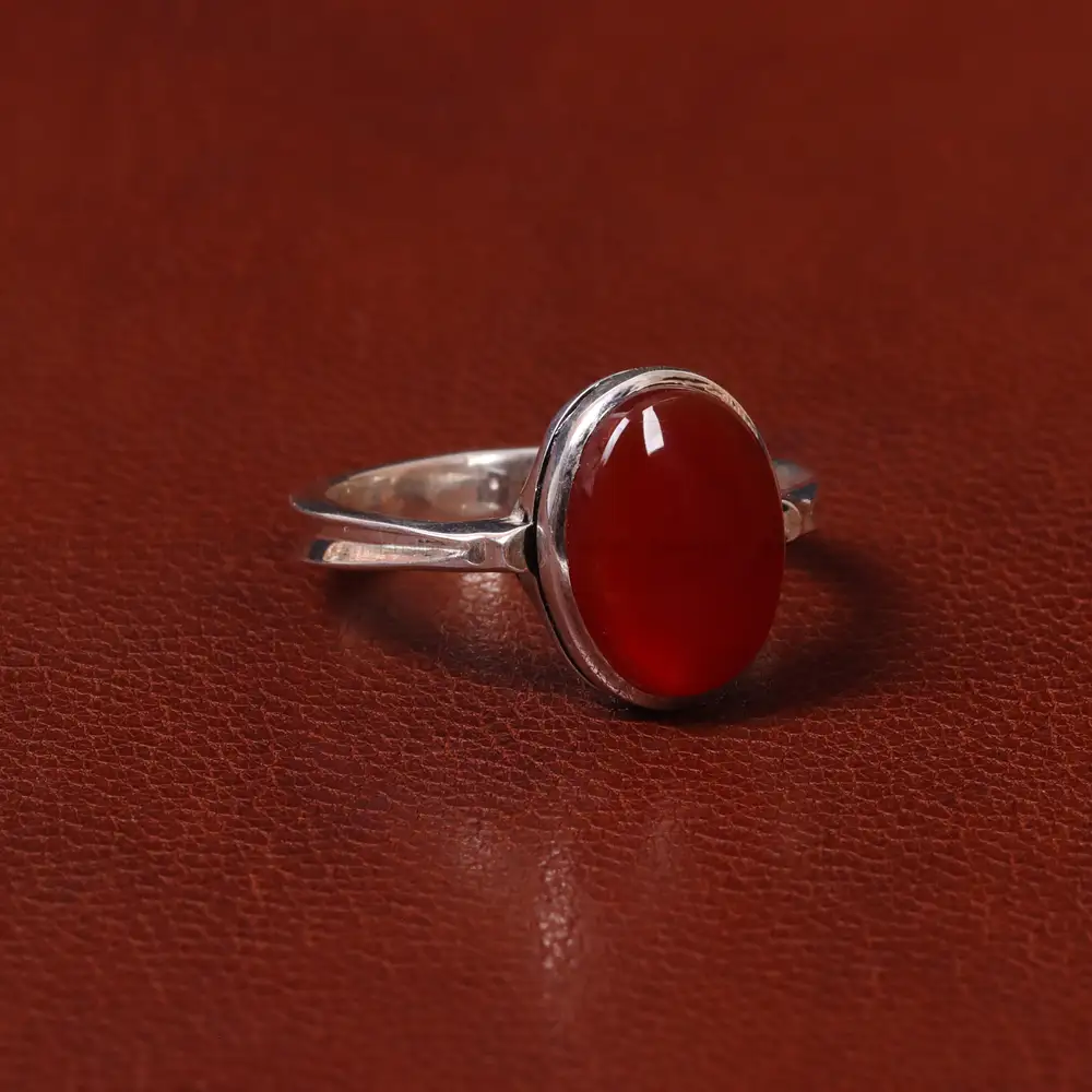 انگشتر عقیق مردانه کد 31090