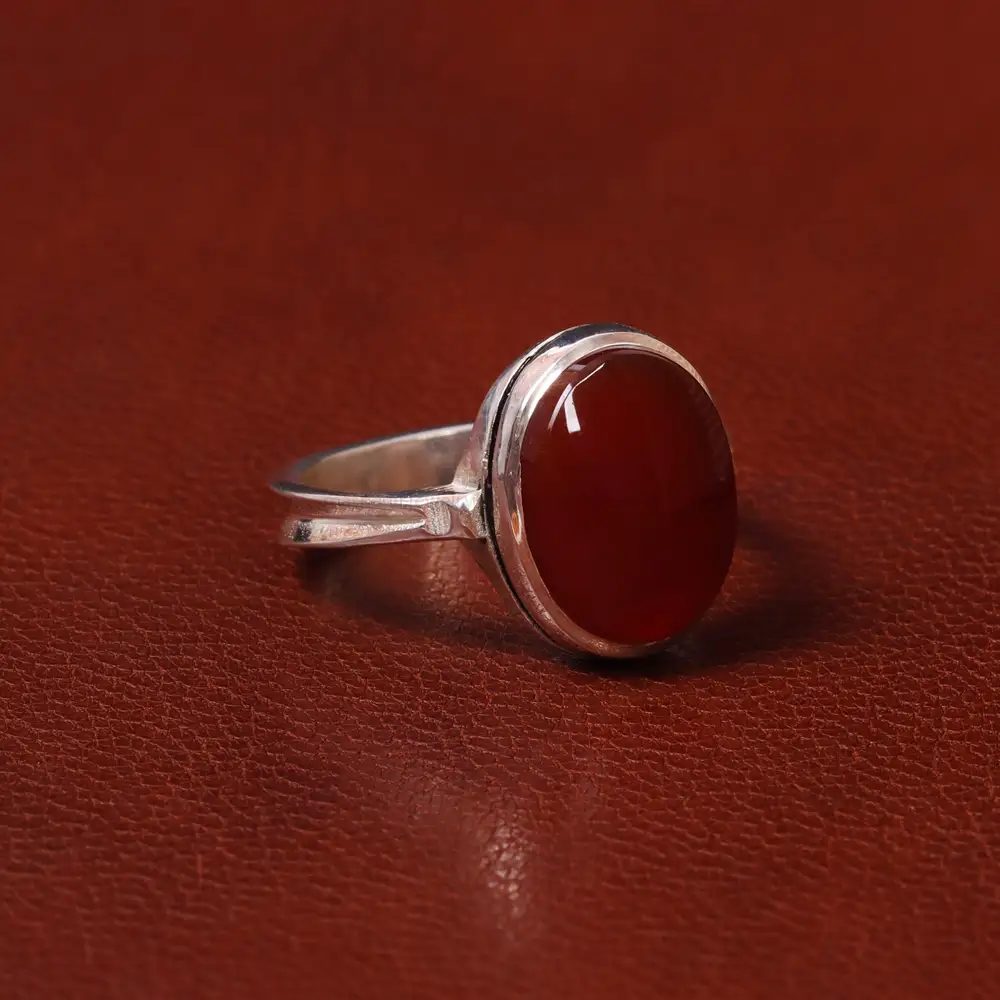 انگشتر عقیق مردانه کد 31092