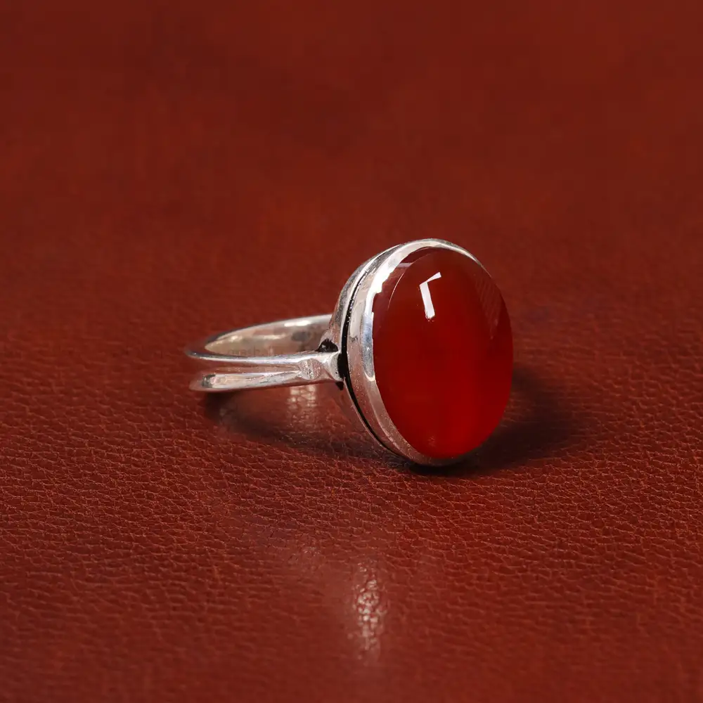 انگشتر عقیق مردانه کد 31095