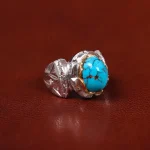 انگشتر فیروزه شجری مردانه کد 31120