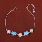 دستبند فیروزه زنانه کد 31180