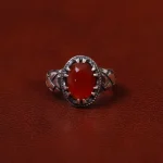 انگشتر عقیق مردانه کد 31025