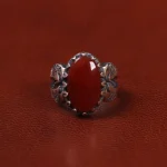 انگشتر عقیق مردانه کد 31026