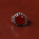 انگشتر عقیق مردانه کد 31032