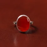 انگشتر عقیق مردانه کد 31036