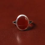 انگشتر عقیق مردانه کد 31044