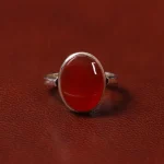 انگشتر عقیق مردانه کد 31045