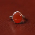 انگشتر عقیق مردانه کد 31054