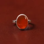 انگشتر عقیق مردانه کد 31056