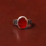 انگشتر عقیق مردانه کد 31057