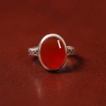 انگشتر عقیق مردانه کد 31066