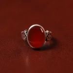 انگشتر عقیق مردانه کد 31070