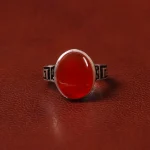 انگشتر عقیق مردانه کد 31072