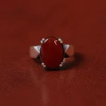 انگشتر عقیق مردانه کد 31075