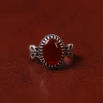 انگشتر عقیق مردانه کد 31076