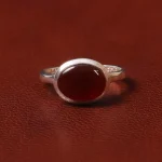 انگشتر عقیق مردانه کد 31085