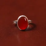 انگشتر عقیق مردانه کد 31093