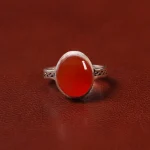 انگشتر عقیق مردانه کد 31097