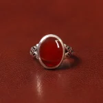 انگشتر عقیق مردانه کد 31098