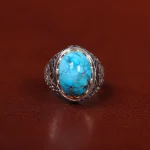 انگشتر فیروزه شجری مردانه کد 31151