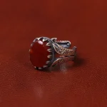 انگشتر عقیق مردانه کد 31028