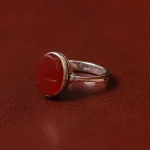 انگشتر عقیق مردانه کد 31029