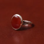 انگشتر عقیق مردانه کد 31044