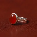 انگشتر عقیق مردانه کد 31047