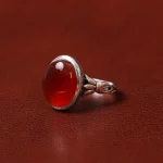 انگشتر عقیق مردانه کد 31050