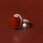 انگشتر عقیق مردانه کد 31053