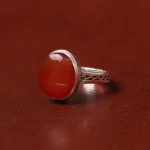 انگشتر عقیق مردانه کد 31055