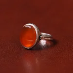 انگشتر عقیق مردانه کد 31056